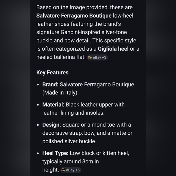 Ferragamo Heeled Ballerina - Picture 8 of 8